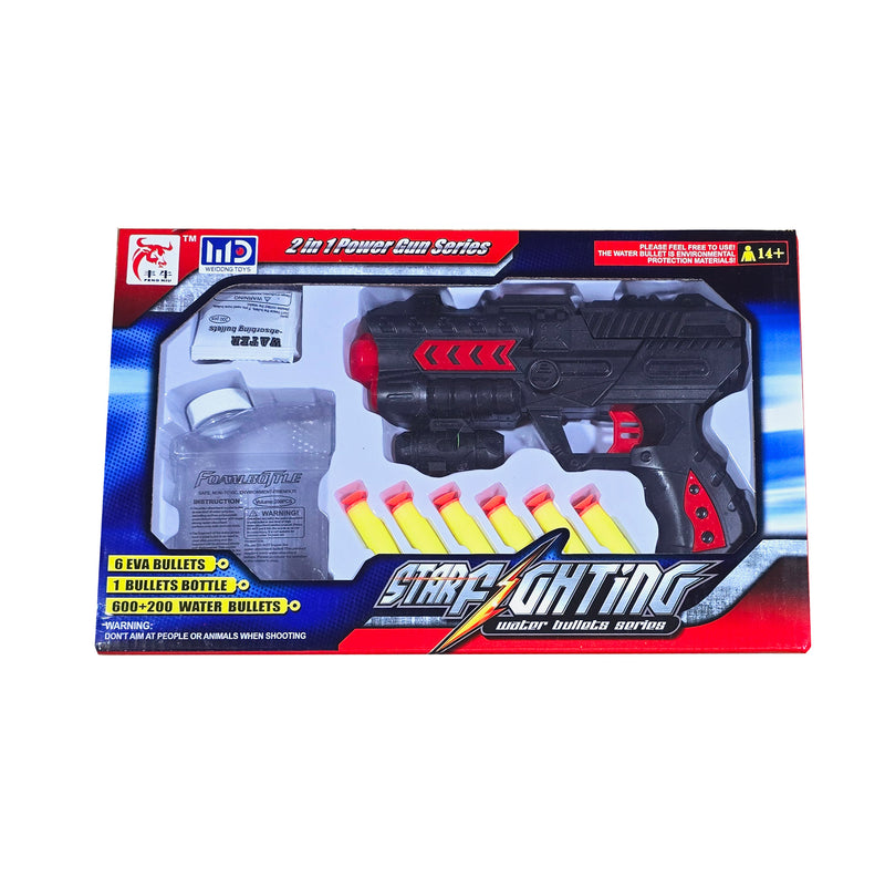 Pistola Lanza Dardos Laser Hidrogel Nerf