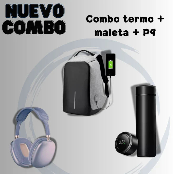 Combo termo + maleta + P9 ultra